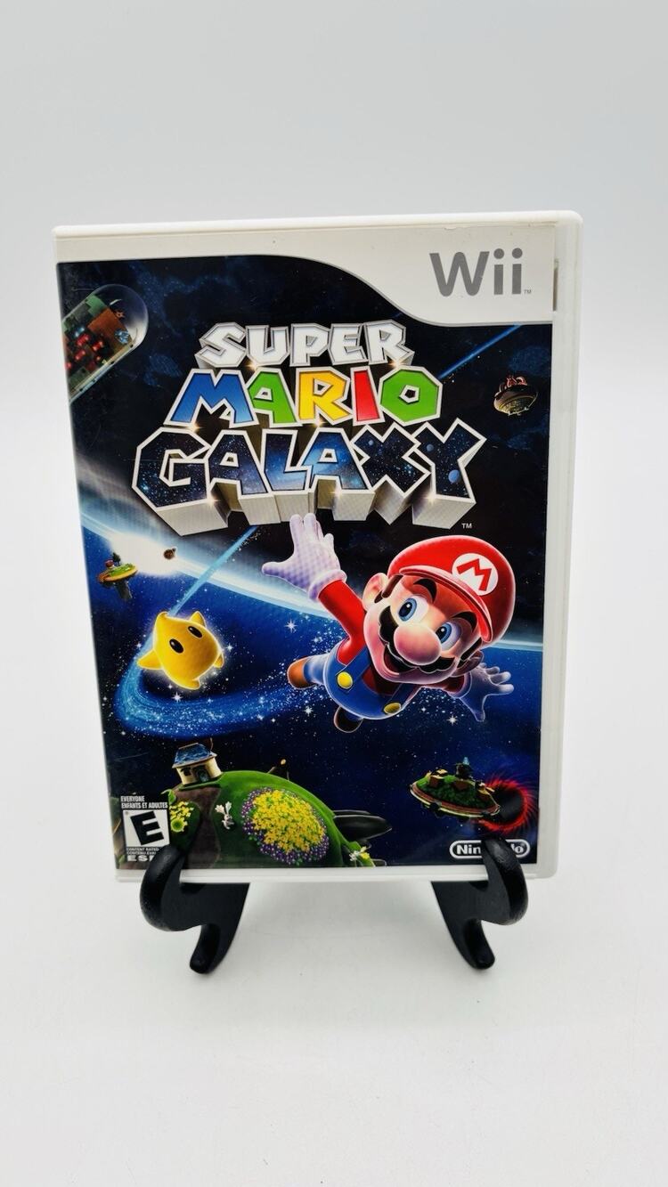 Super Mario Galaxy (Nintendo Wii, 2007) CIB Complete VG Condition Tested Works